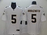 Nike Saints 5 Teddy Bridgewater White Vapor Untouchable Limited Jesey,baseball caps,new era cap wholesale,wholesale hats